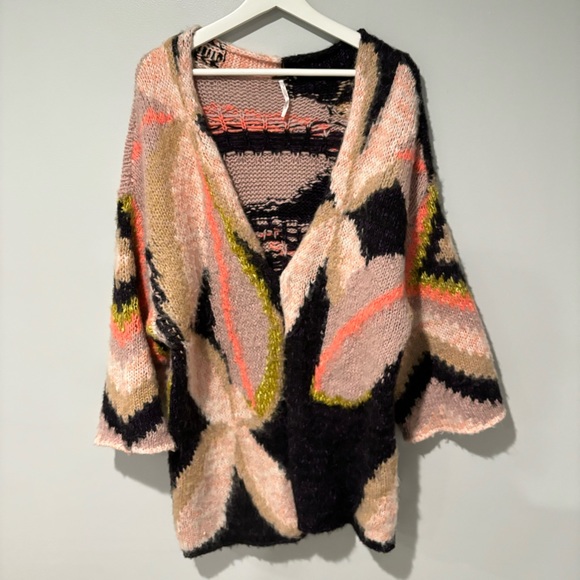 Free People Petals Cardigan XS Oversized - Picture 4 of 11